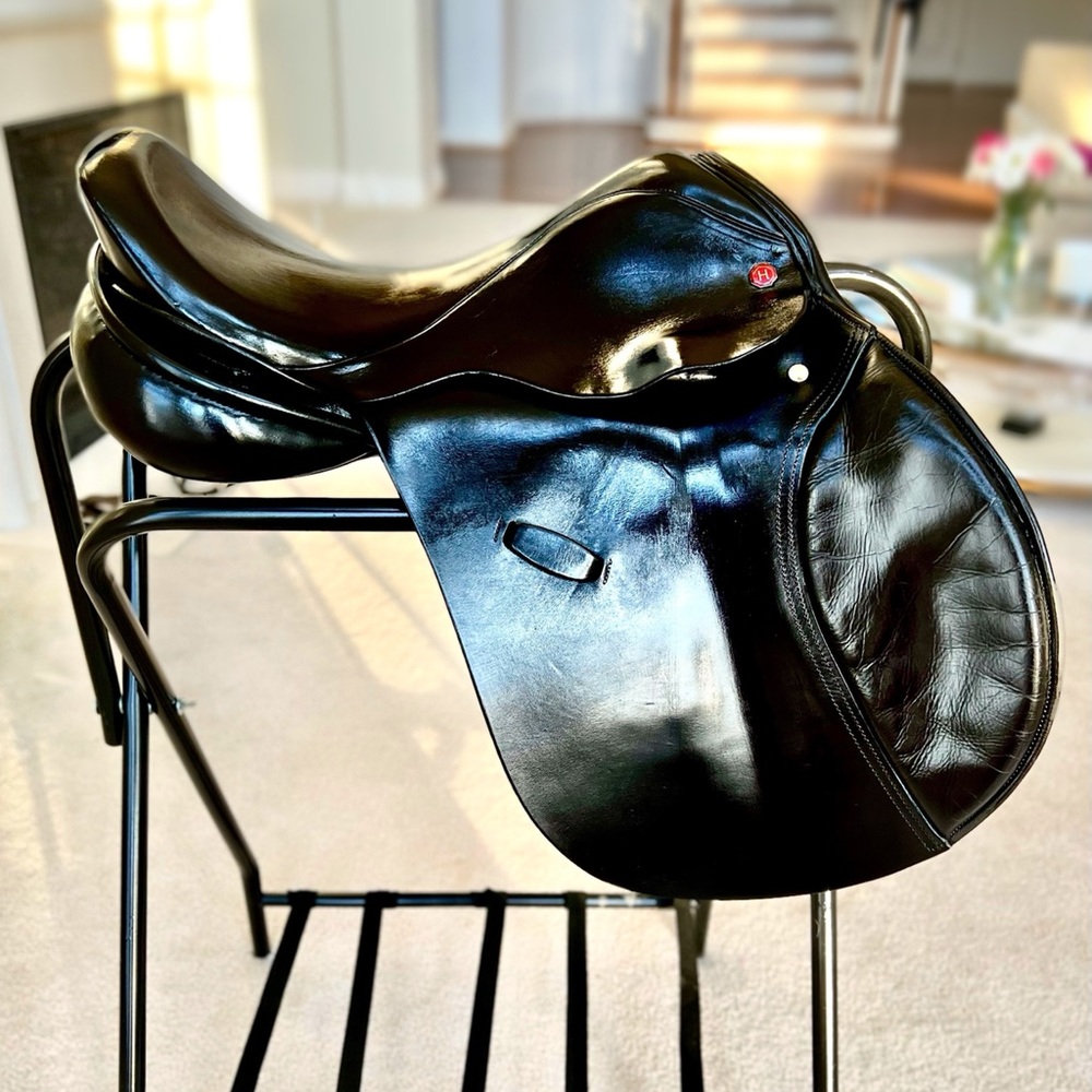 Hastillow Competition Saddle, PROFLEX Edition, All-Purpose, 17½ inch, Black